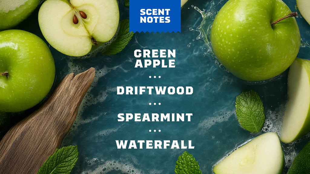 Scent notes graphic used on Dr. Squatch product pages